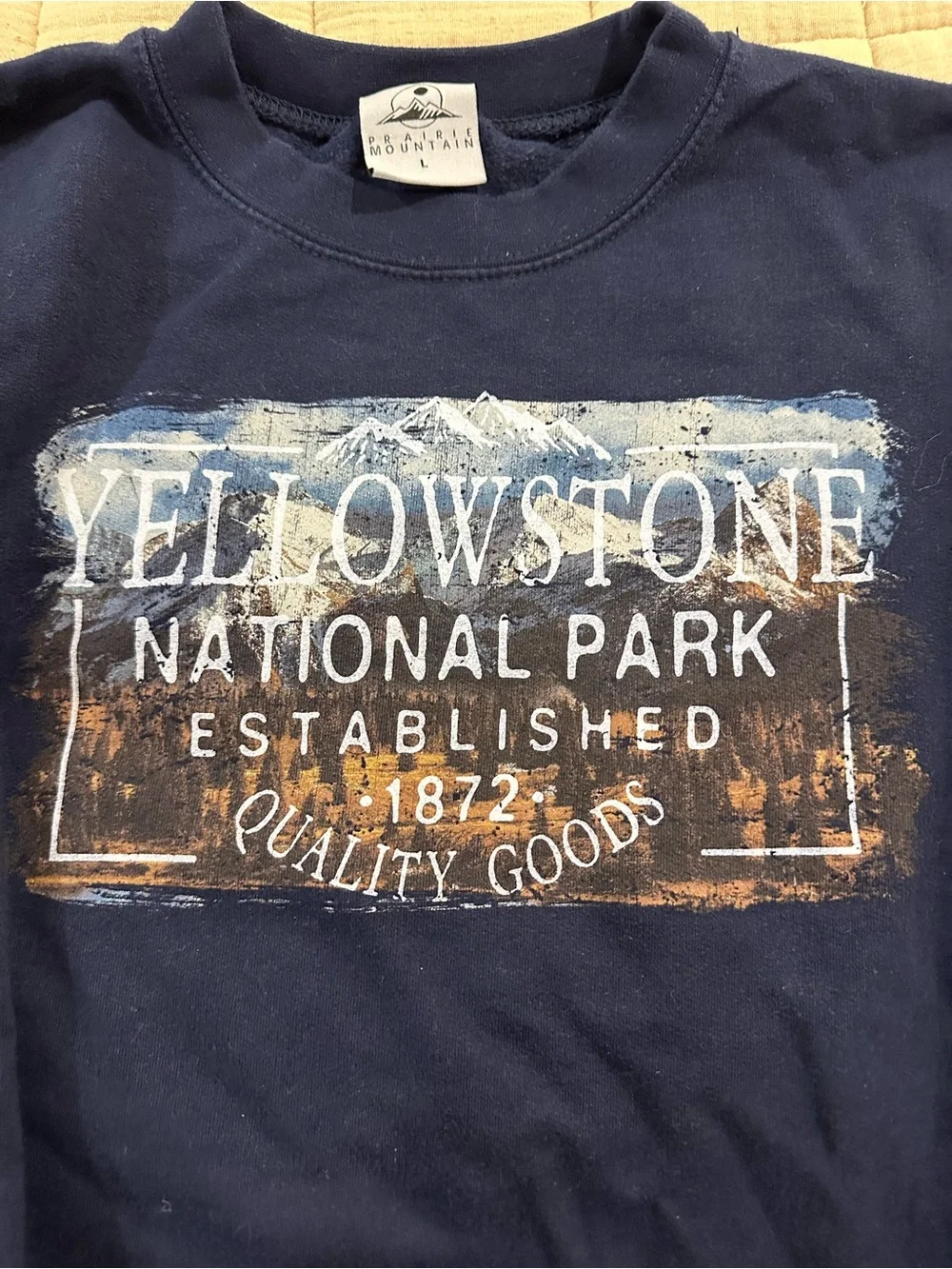 Yellowstone Navy Crewneck Sweatshirt